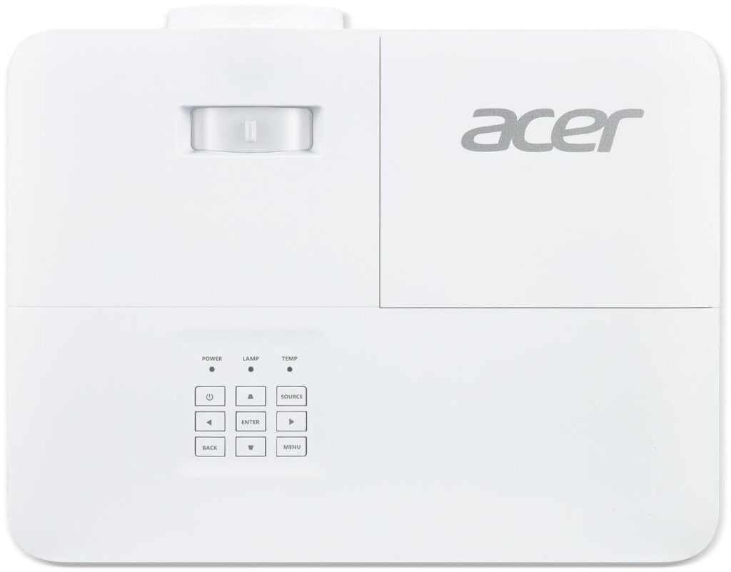 Acer X1827 Test - Bedienung