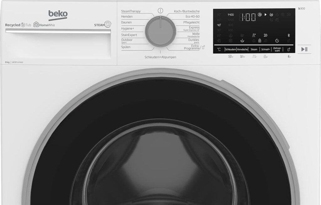 Beko B5WFU584135W Test - Bedienung