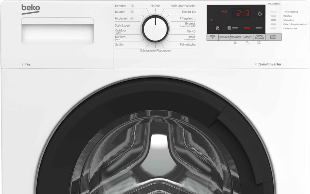 Beko WML71434NPS1 Test - Display