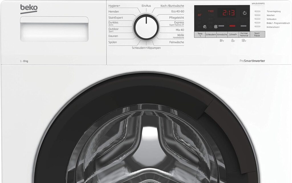 Beko WML81434NPS1 Test - Display