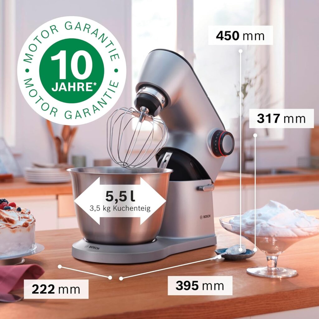 Bosch MUM9D33S11 Test - Maße