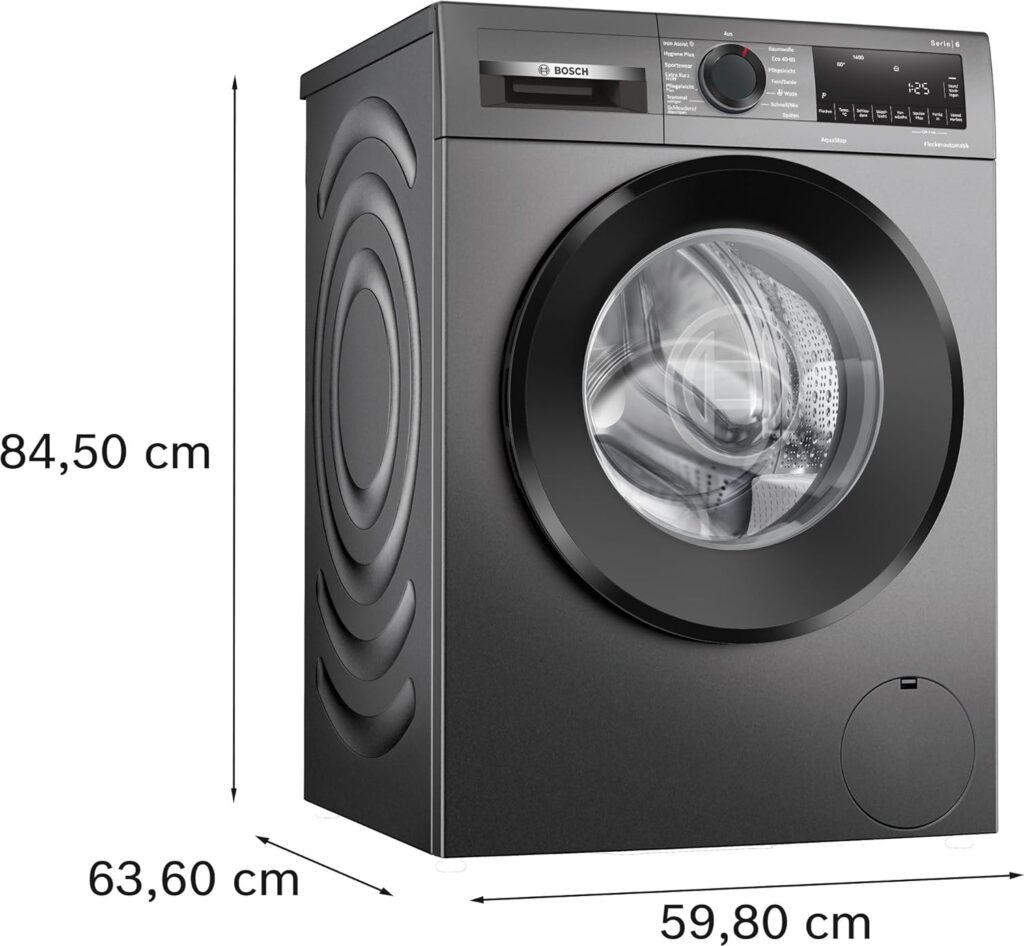 Bosch WGG244ZR10 Test - Maße