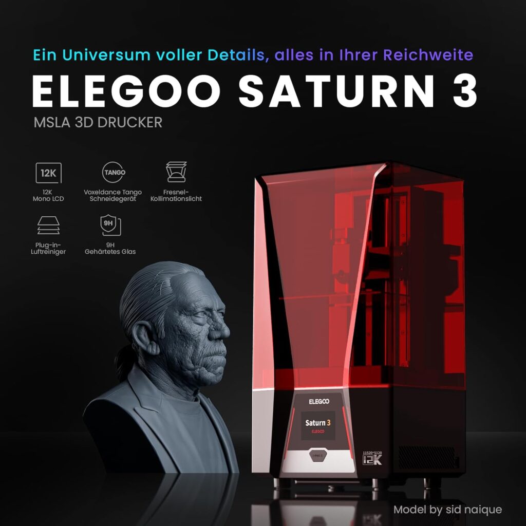 ELEGOO Saturn 3 Test - Ausstattung