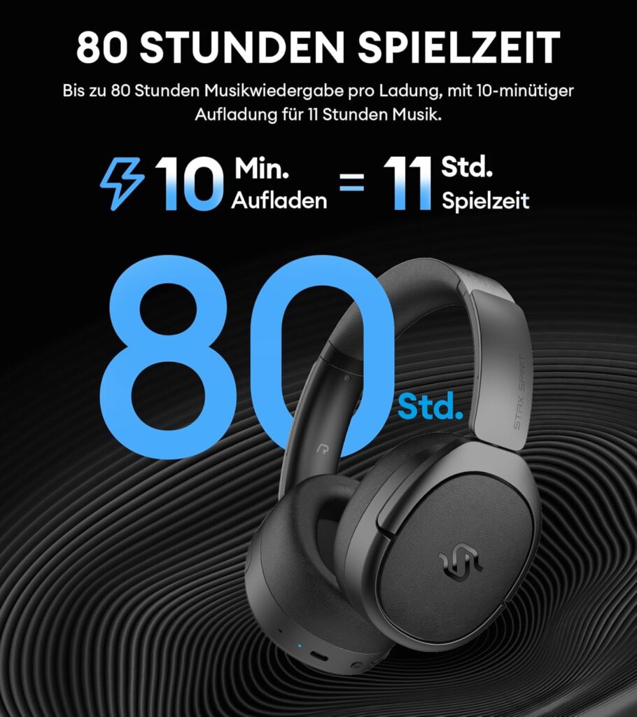 Edifier Stax Spirit S5 Test - Laufzeit