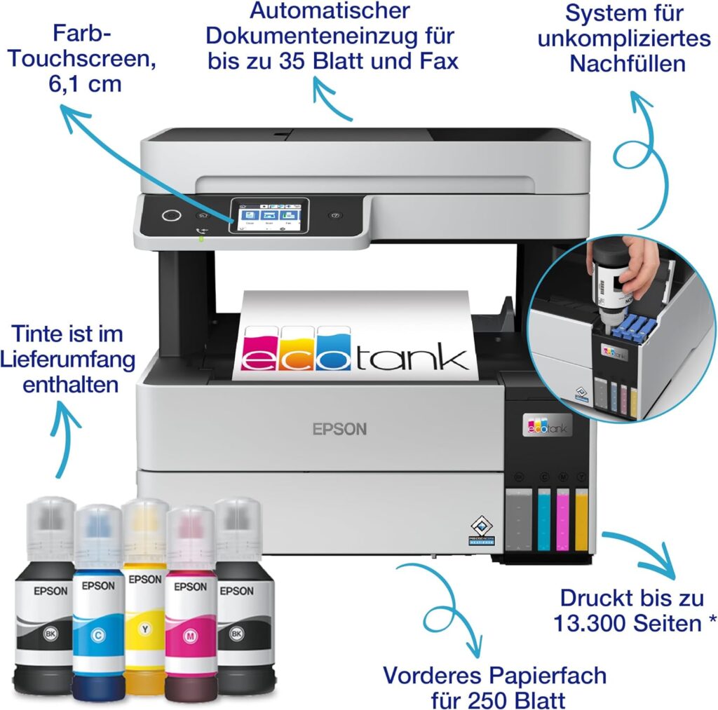 Epson EcoTank ET-5170 Test - Ausstattung