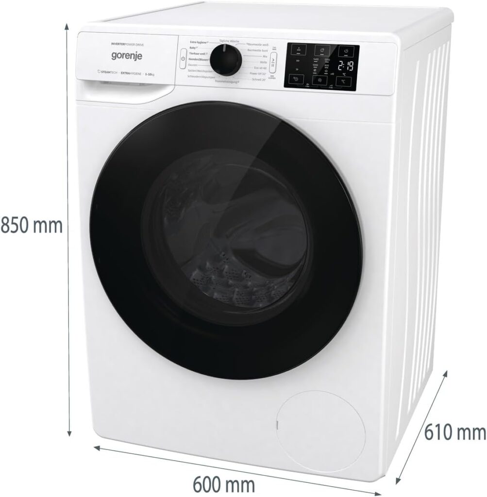 Gorenje W2NEI14APS Test - Maße