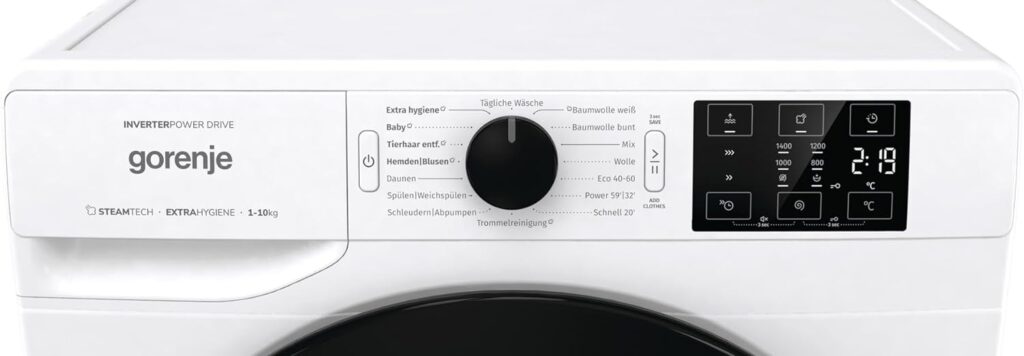 Gorenje W2NEI14APS Test - Waschprogramme