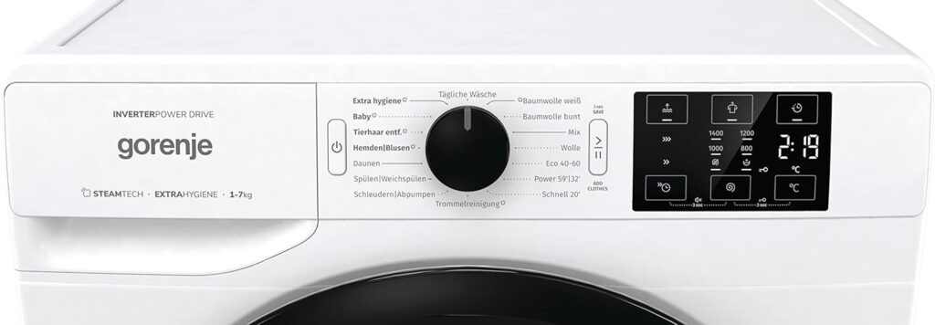 Gorenje WAM74SAP Test - Waschprogramme