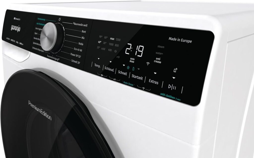 Gorenje WNS 94 AAT3 Test - Bedienung