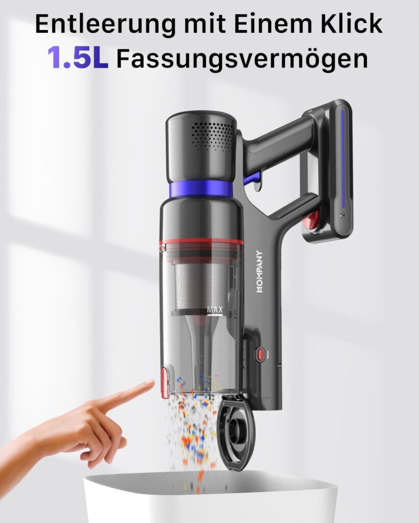 HOMPANY Smartvac 11 Test - Fassungsvermögen