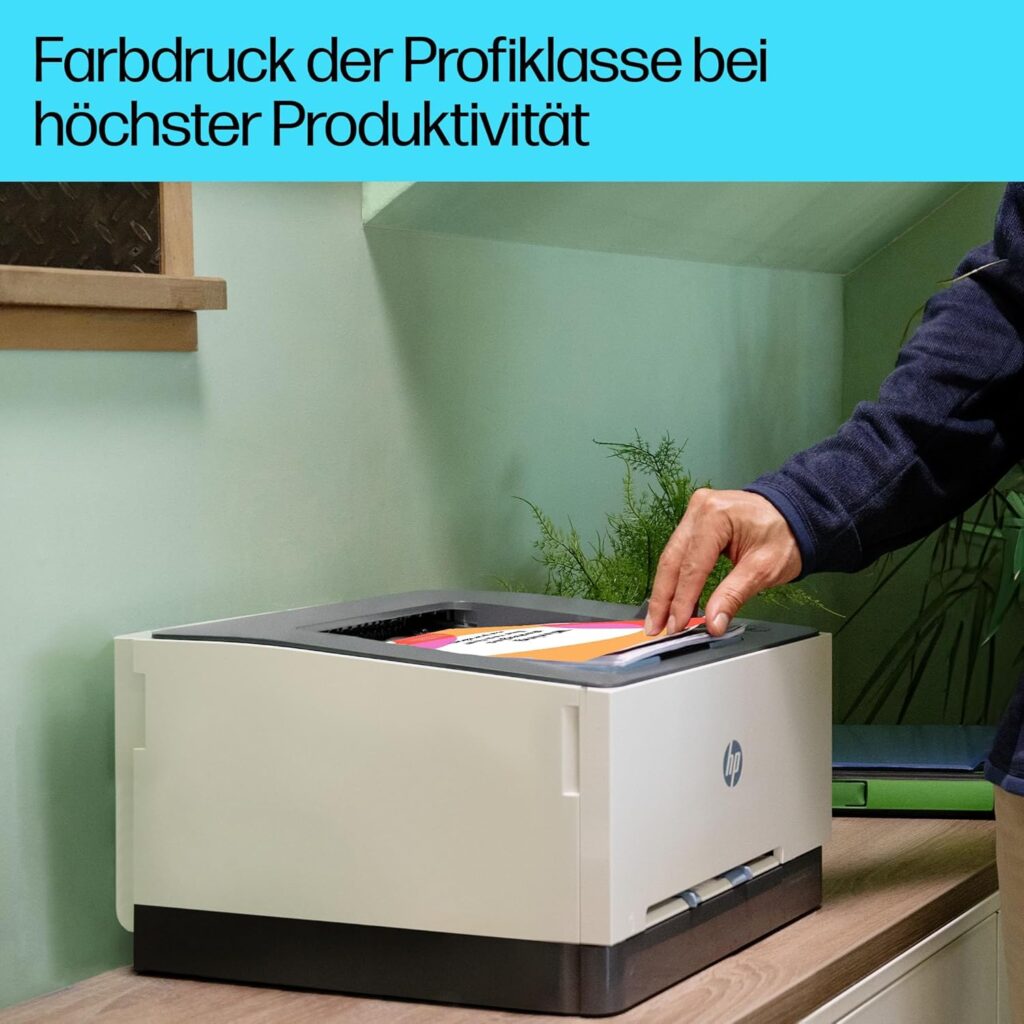 HP Color LaserJet Pro 3202dw Test - Farbdruck