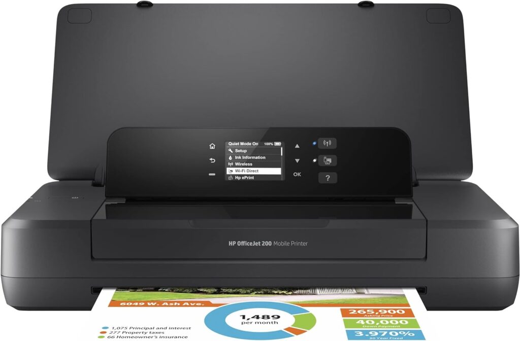 HP Officejet 200 Test - Druck