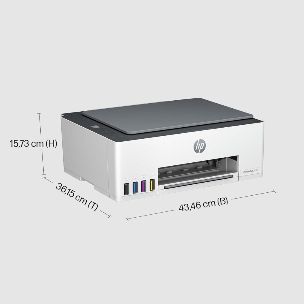 HP Smart Tank 5105 Test - Maße