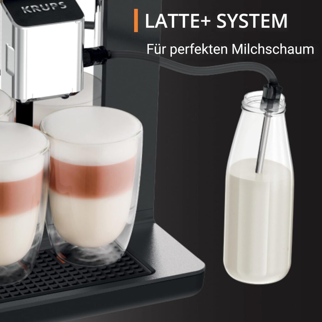 Krups EA895N Test - Milchschaum