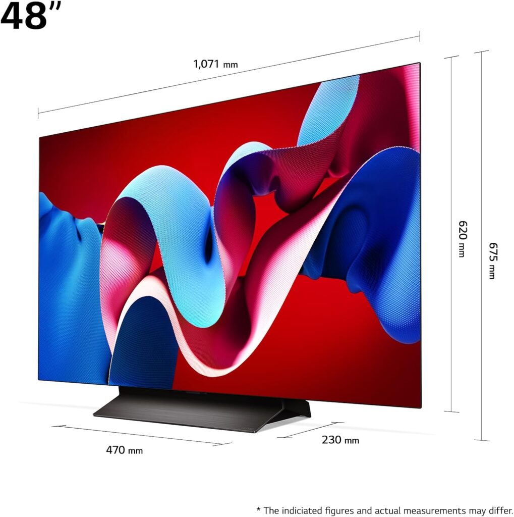 LG OLED48C47LA Test - Maße