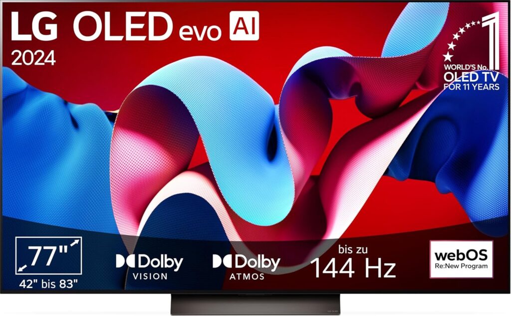 LG OLED77C47LA Test - Ausstattung