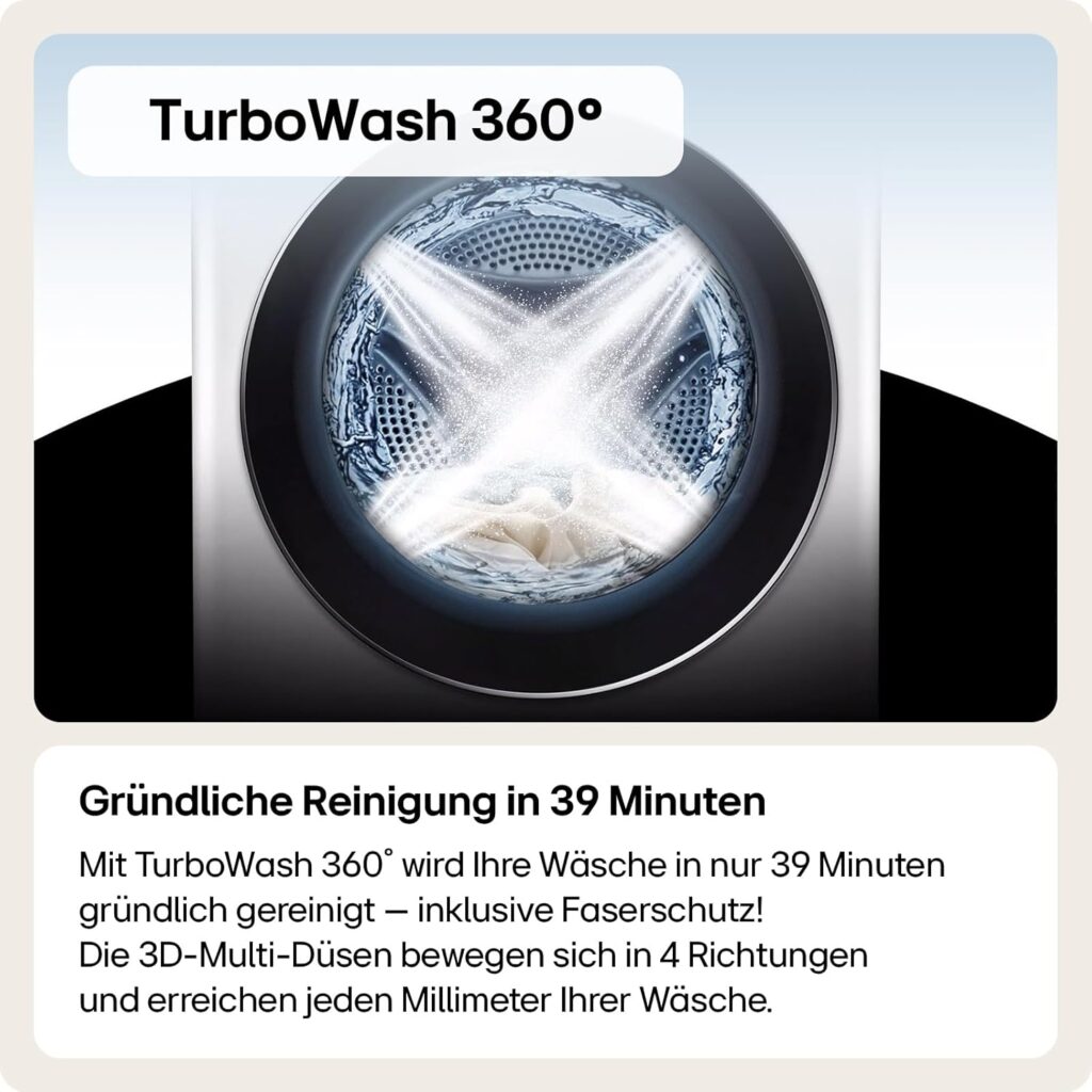 LG W4WR70E6YB Test - Turbo Wash