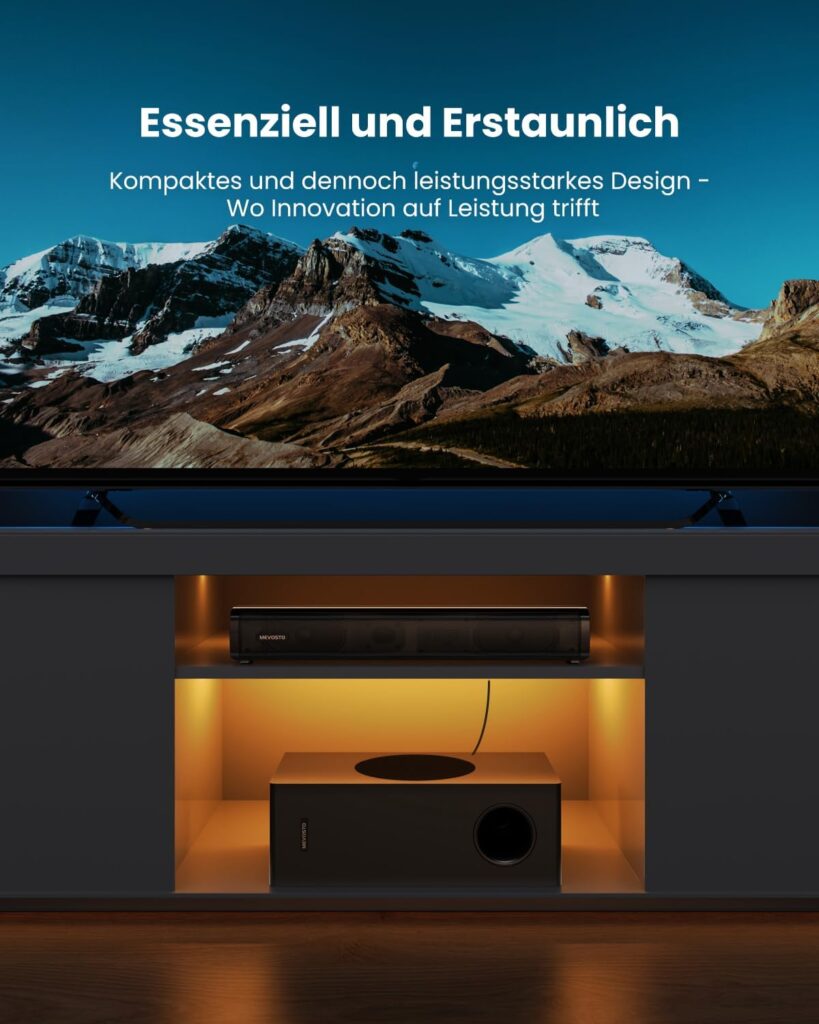 Mevosto D37-AH1 Soundbar Test - Design