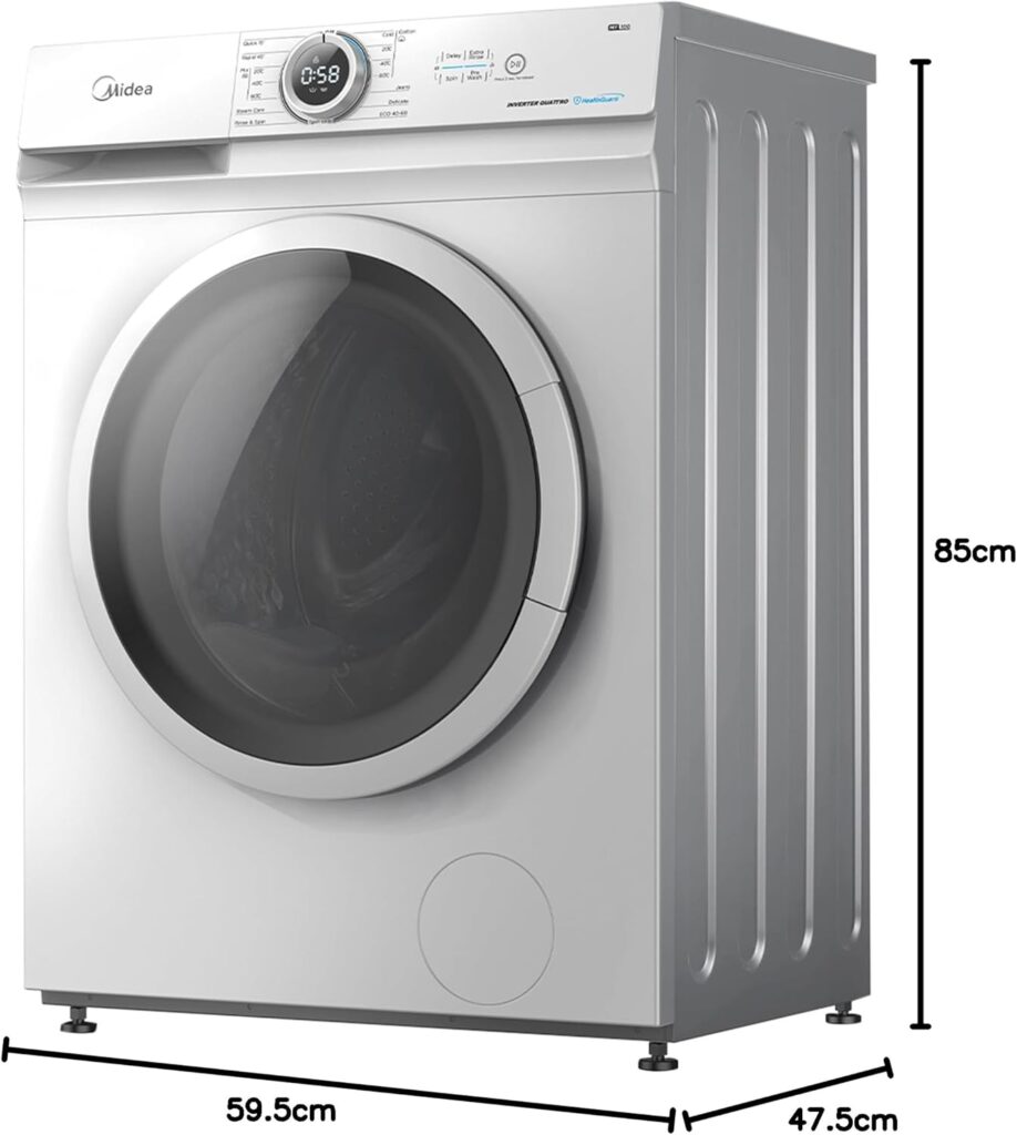 Midea MF100W80B-14A Test - Maße