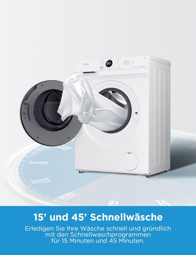 Midea MF10EW70B Test - Schnellwäsche