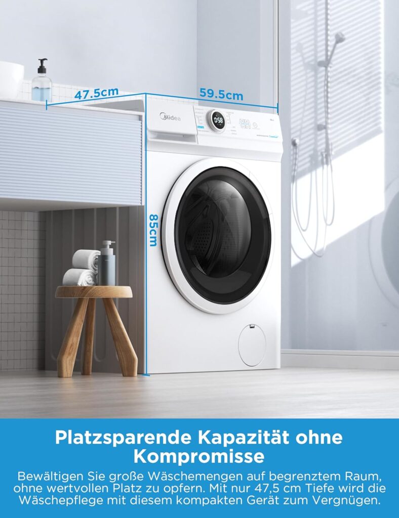 Midea MF10EW80B Test - Maße