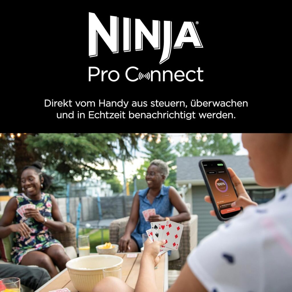 Ninja Woodfire Pro Connect XL Test - Steuerung