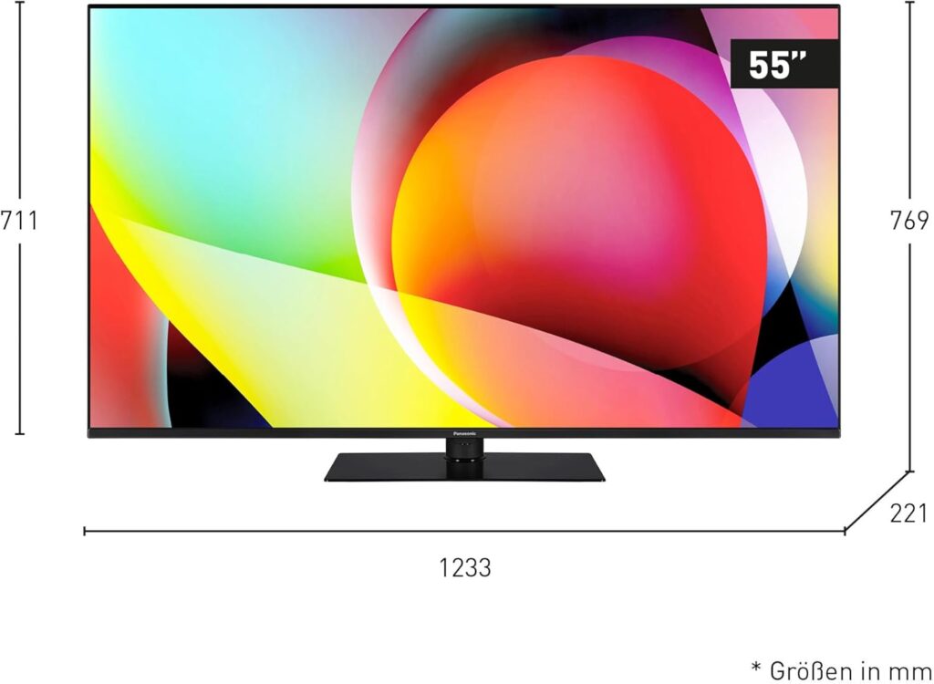 Panasonic TN-55W70AEZ Test - Maße