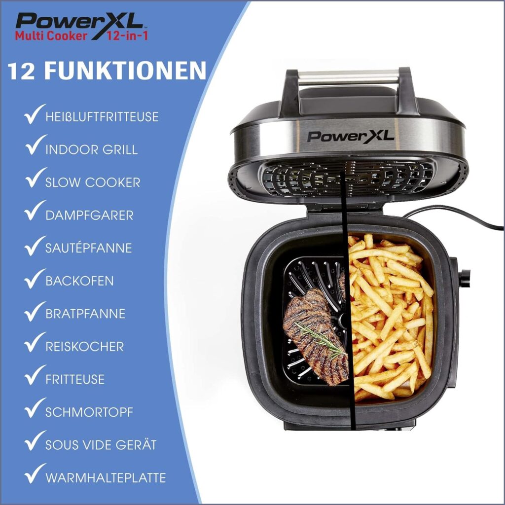 PowerXL MultiCooker 12in1 Multikocher Test - Funktionen