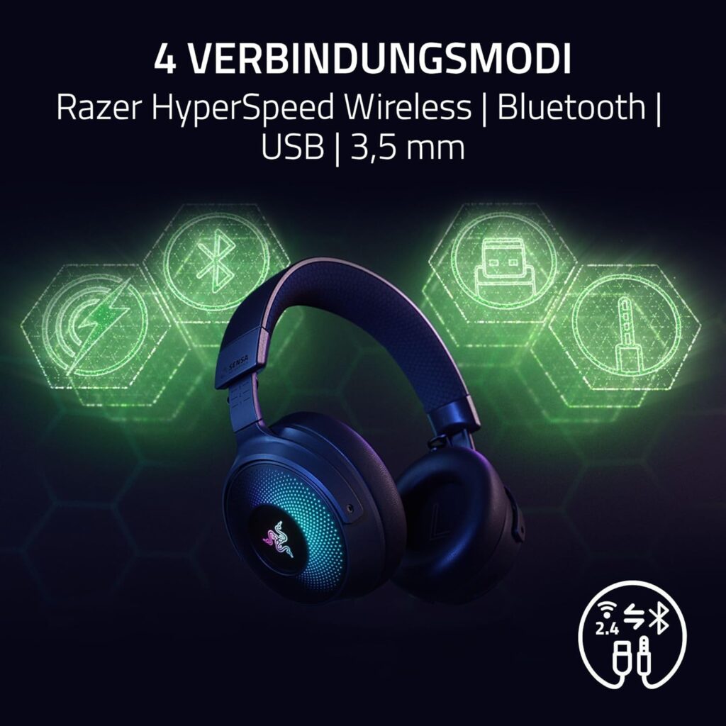 Razer Kraken V4 Pro Test - Verbindung