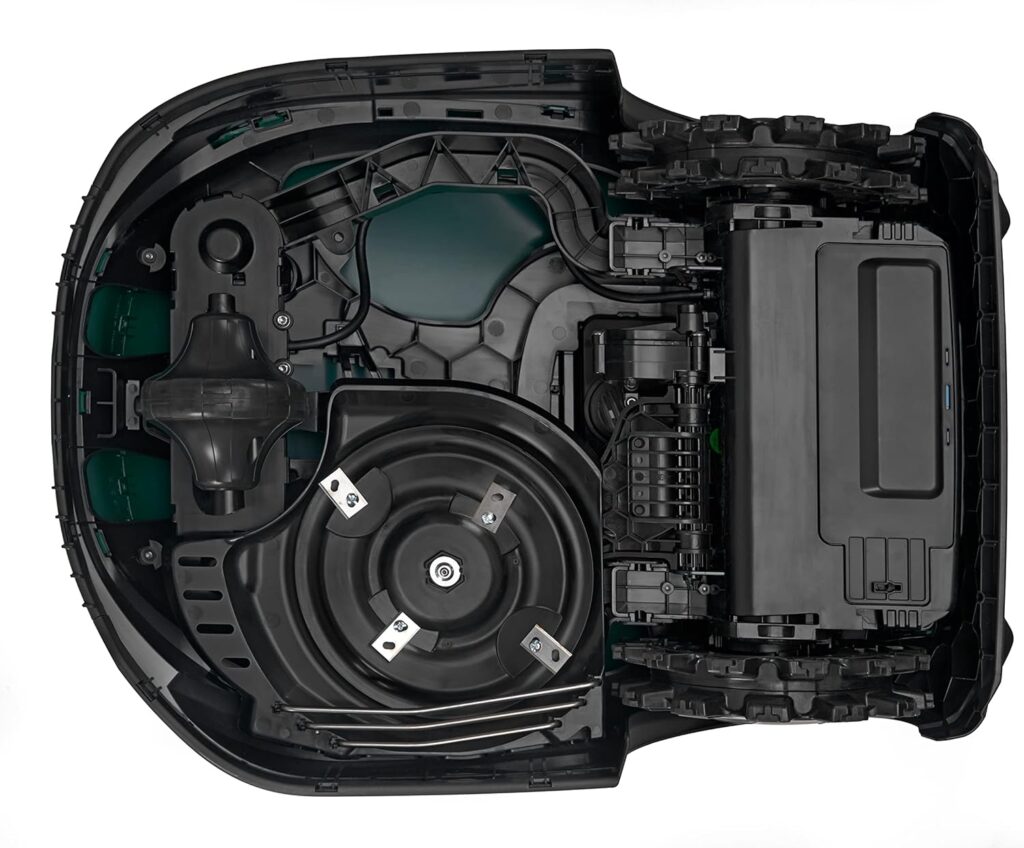 Robomow RK1000 Test - Unterseite