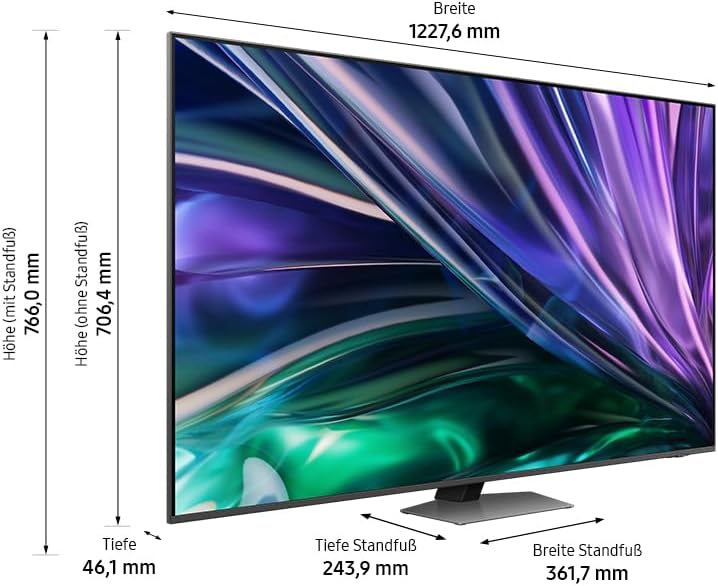 Samsung GQ55QN85D Test - Maße