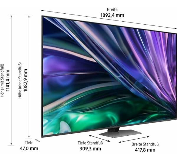 Samsung GQ75QN85D Test - Maße