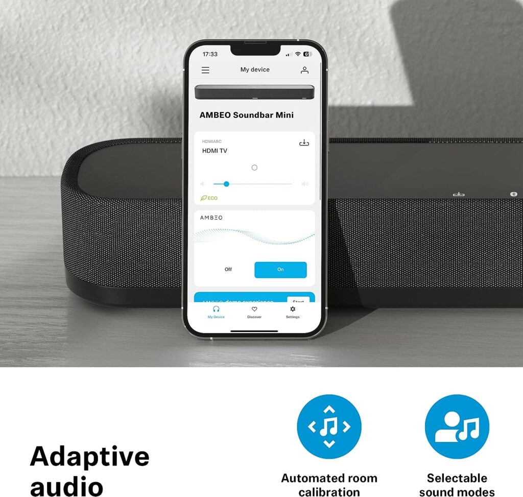 Sennheiser AMBEO Soundbar Mini Test - App