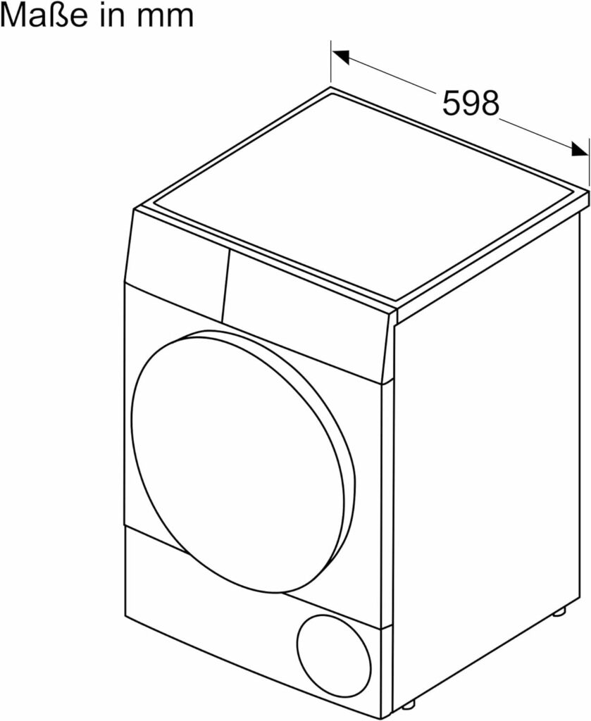 Siemens WQ46B2DX40 Test - Abmessungen