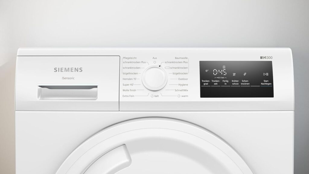 Siemens WT43N203 Test - Funktionen