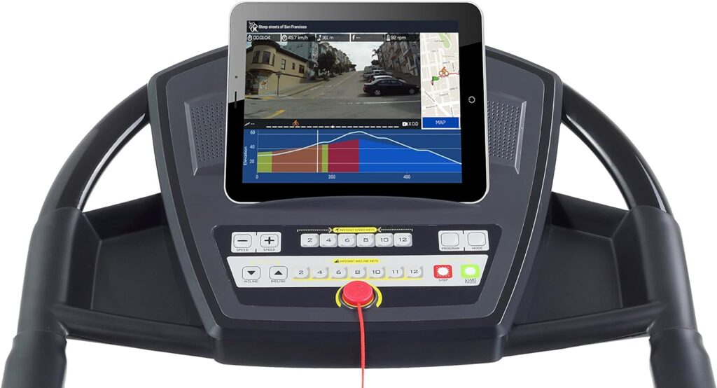 Smooth Fitness 5100e Plus Test - Halterung