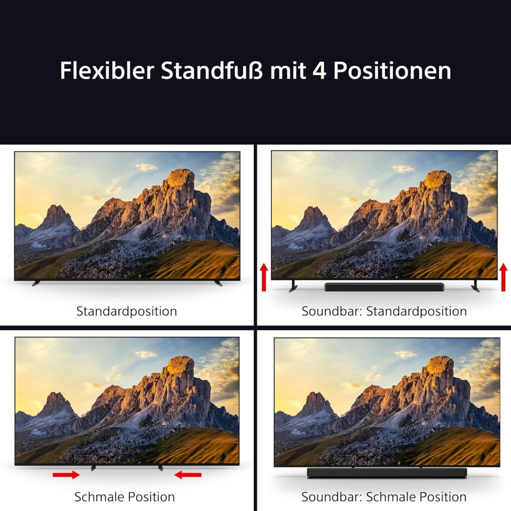 Sony K-85XR70 Test - Standfuß