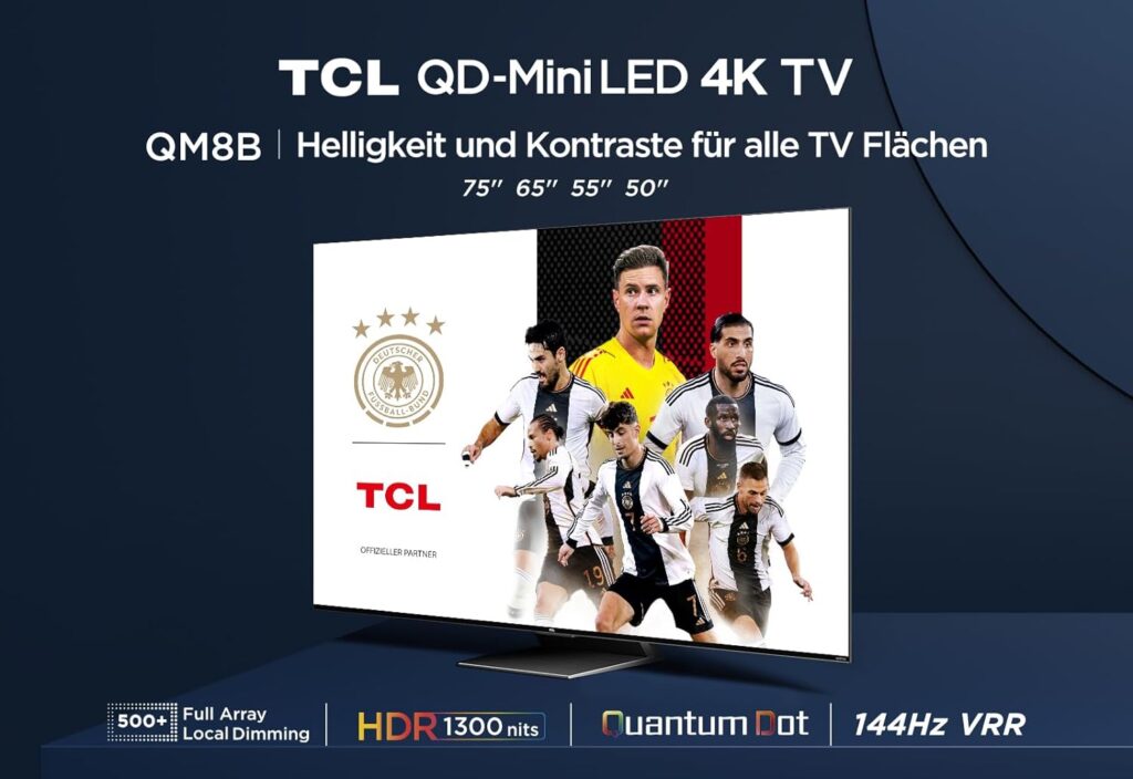 TCL 65QM8B Test - Helligkeit