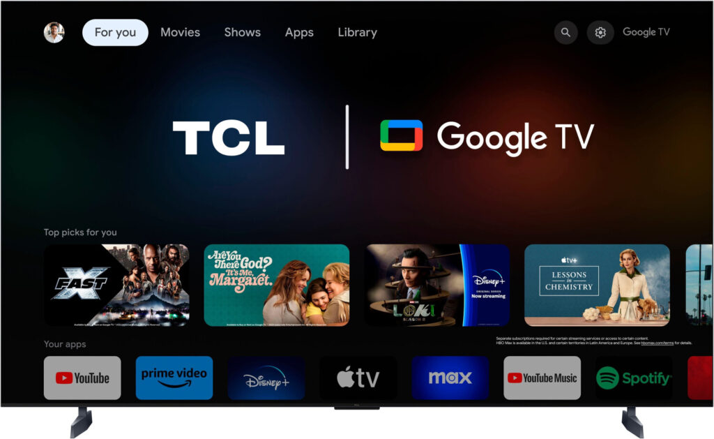 TCL 85Q10BX1 Test - Ausstattung