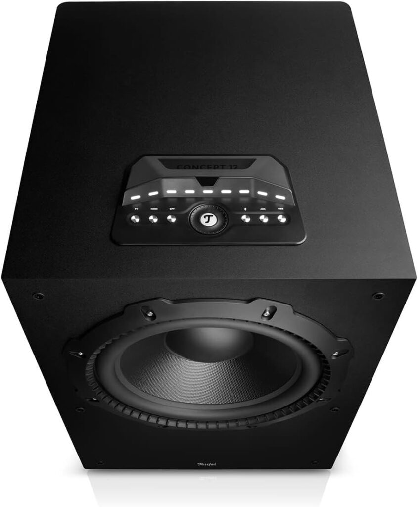 Teufel Concept 12 Subwoofer Test - Bedienung