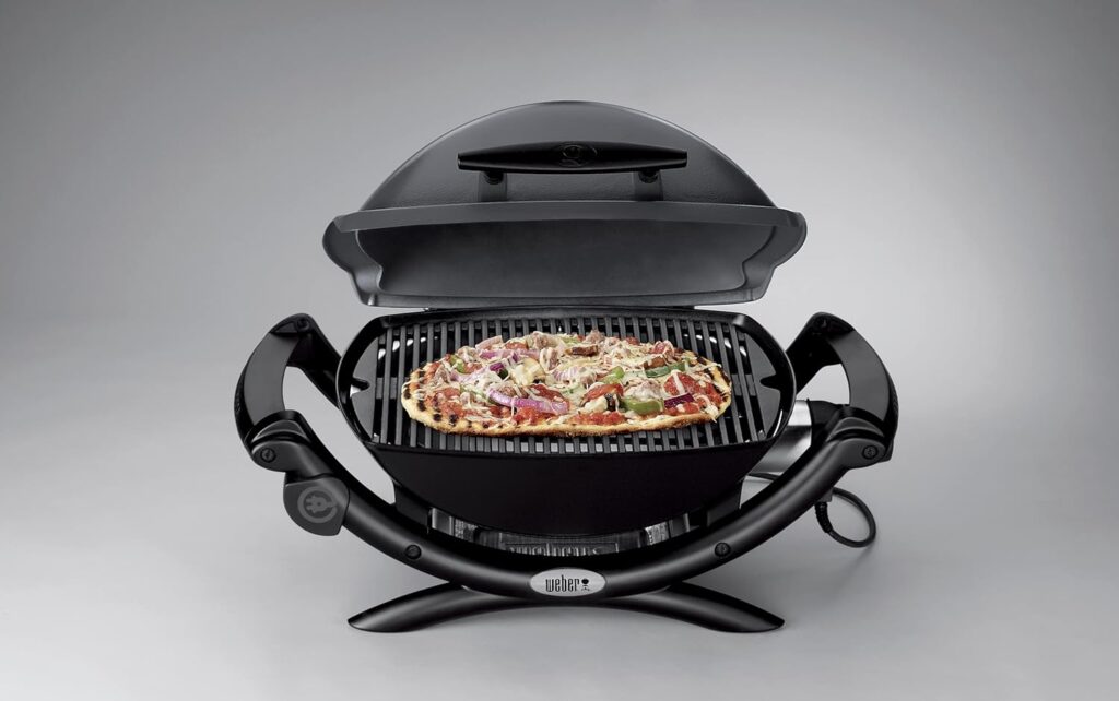 Weber Elektrogrill Q1400 Test - Pizza