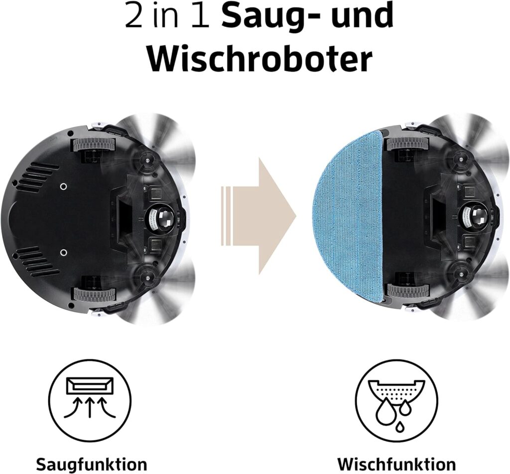 ZACO V5X Test - Funktionen